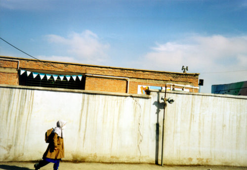 Girl walking, Arak 2003 by Kamran Ashtary